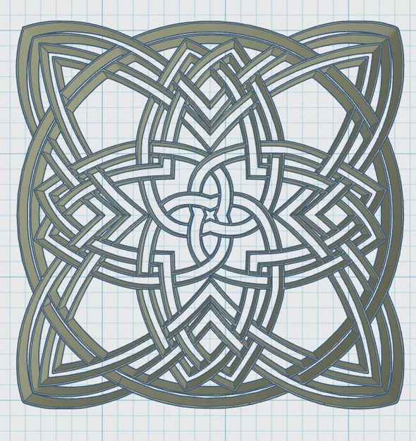 Đế lót ly Mandala Celtic 29 - Image 3