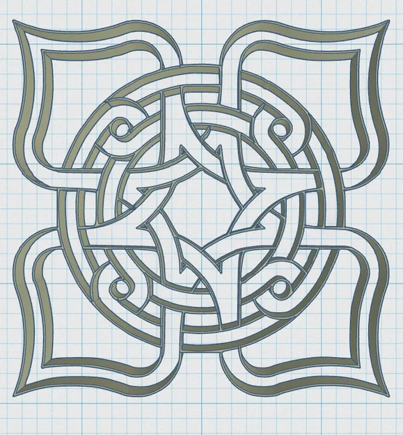 Đế Lót Cốc Hoa Văn Mandala Celtic 28 - Image 3