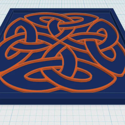 Celtic Mandala Coaster 27
