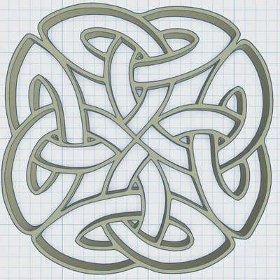 Celtic Mandala Coaster 27