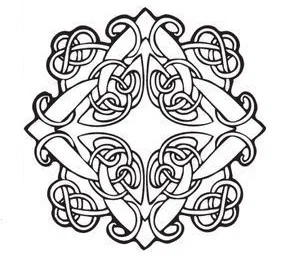 Khay Lót Ly Mandala Celtic 26 - Image 2