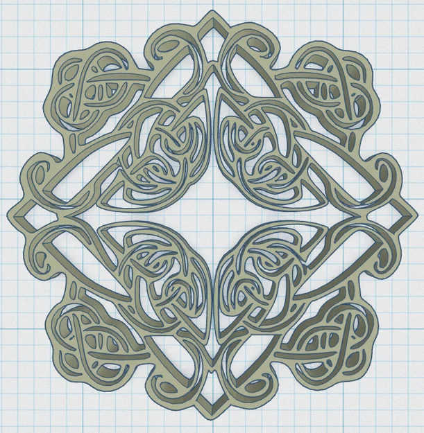 Khay Lót Ly Mandala Celtic 26 - Image 3