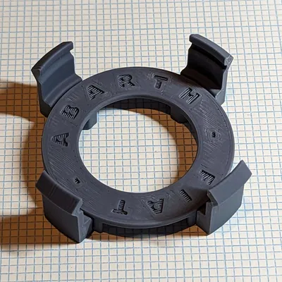 Miếng Chèn Sửa Nắp Mâm Xe Abarth 595 hoặc Fiat 500 130mm