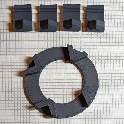 Miếng Chèn Sửa Nắp Mâm Xe Abarth 595 hoặc Fiat 500 130mm