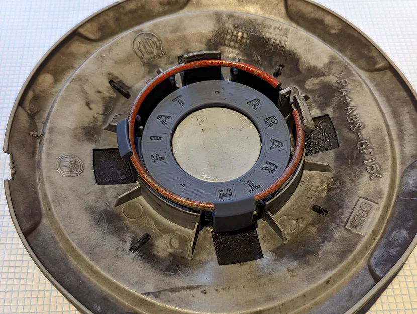 Miếng Chèn Sửa Nắp Mâm Xe Abarth 595 hoặc Fiat 500 130mm - Image 3