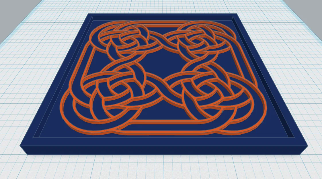 Celtic Mandala Coaster 21 - Image 1