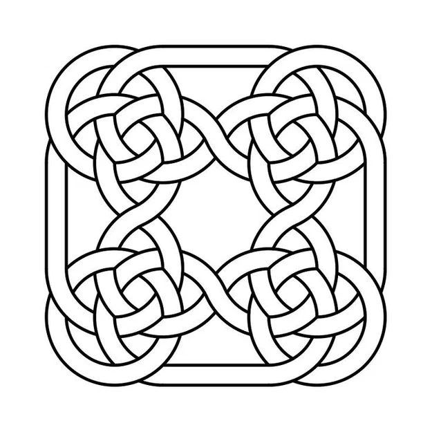 Celtic Mandala Coaster 21 - Image 2