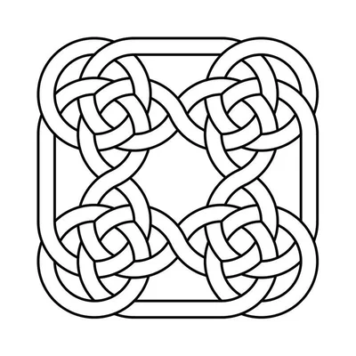 Celtic Mandala Coaster 21