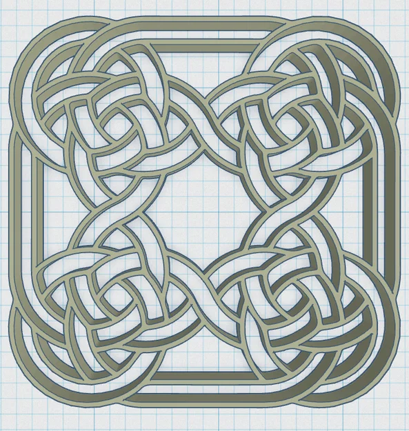 Celtic Mandala Coaster 21 - Image 3