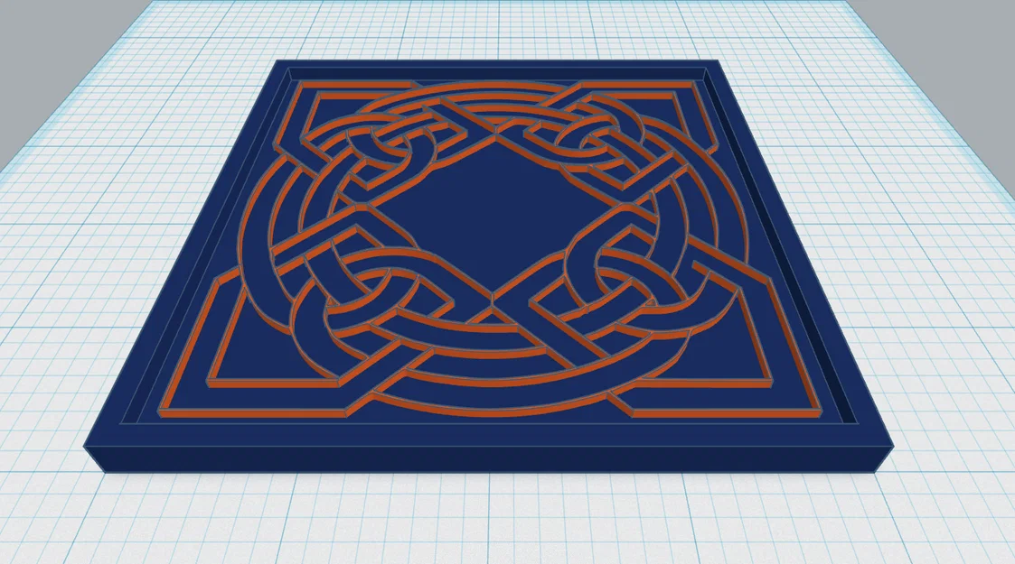 Đế lót ly Mandala Celtic 25 - Image 1