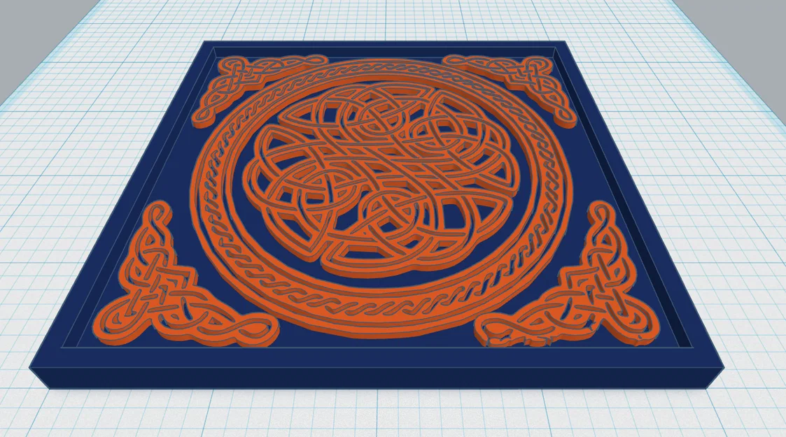 Đế Lót Cốc Hoa Văn Celtic Mandala 24 - Image 1