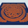 Đế Lót Cốc Hoa Văn Celtic Mandala 24 - Thumbnail 1
