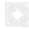 Đế lót ly Mandala Celtic 25 - Thumbnail 2