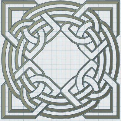 Đế lót ly Mandala Celtic 25