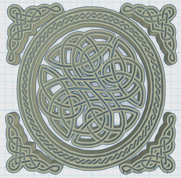 Đế Lót Cốc Hoa Văn Celtic Mandala 24 - Image 3