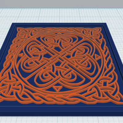 Celtic Mandala Coaster 23