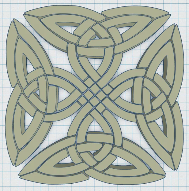 Celtic Mandala Coaster 22 - Image 3