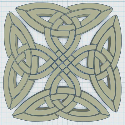 Celtic Mandala Coaster 22