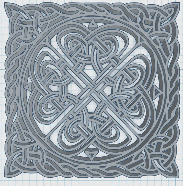 Celtic Mandala Coaster 23 - Image 3