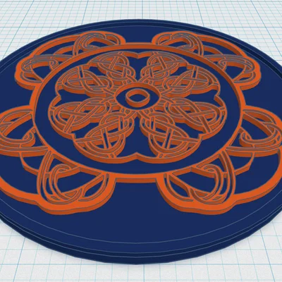 Đế lót ly Celtic Mandala 18