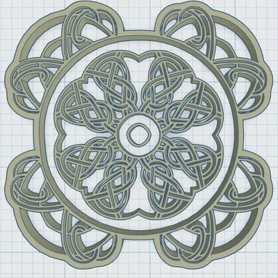Đế lót ly Celtic Mandala 18