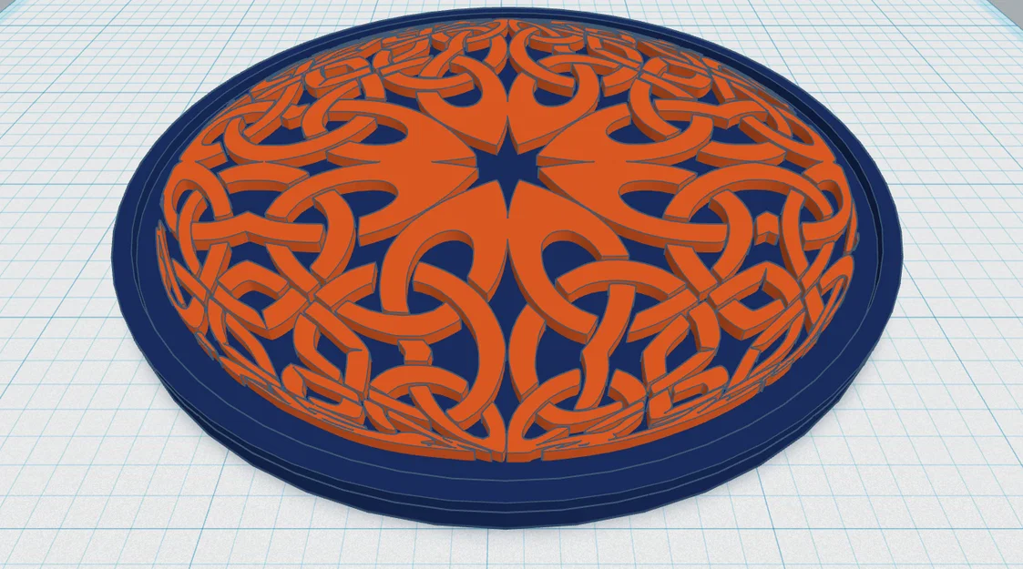 Đế lót ly Mandala Celtic 19 - Image 1