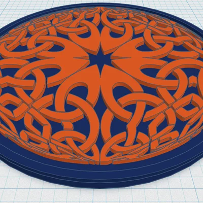 Đế lót ly Mandala Celtic 19