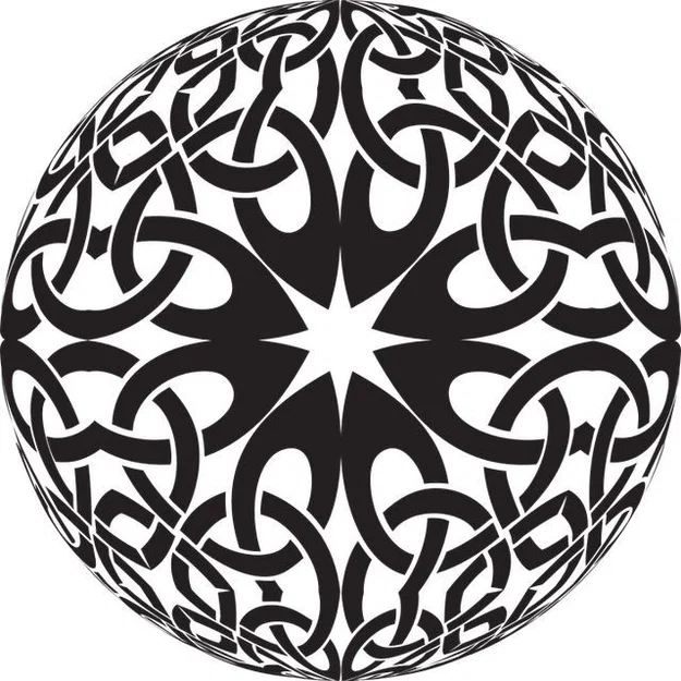 Đế lót ly Mandala Celtic 19 - Image 2