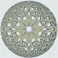 Đế lót ly Mandala Celtic 19 - Thumbnail 3
