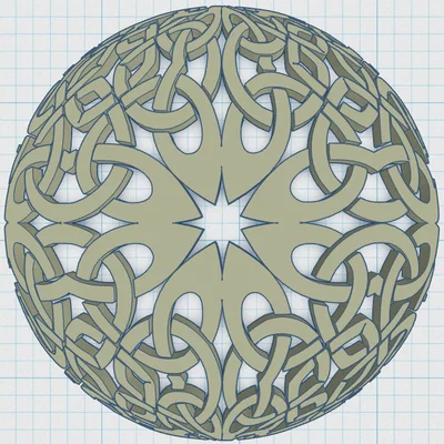 Đế lót ly Mandala Celtic 19