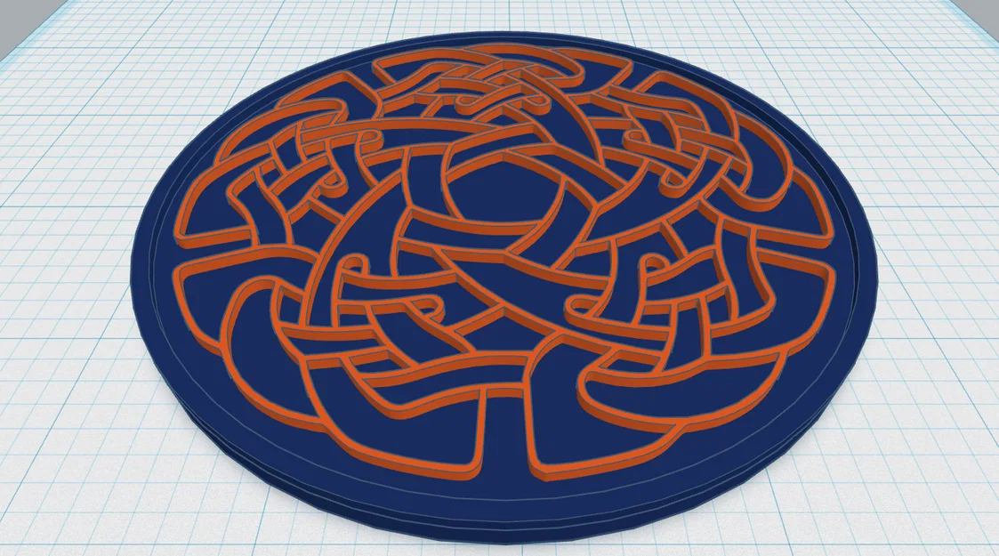 Đế Lót Ly Mandala Celtic 17 - Image 1