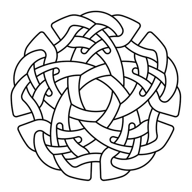 Đế Lót Ly Mandala Celtic 17 - Image 2