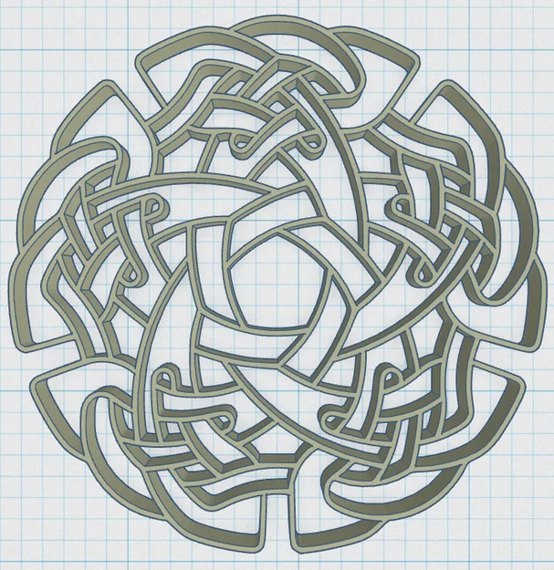 Đế Lót Ly Mandala Celtic 17 - Image 3