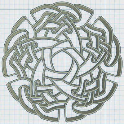 Đế Lót Ly Mandala Celtic 17