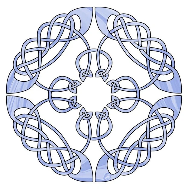 Đế Lót Ly Celtic Mandala 16 - Image 2
