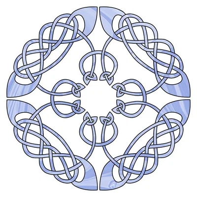 Đế Lót Ly Celtic Mandala 16