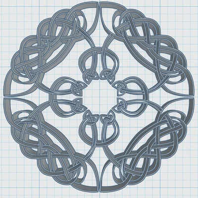 Đế Lót Ly Celtic Mandala 16