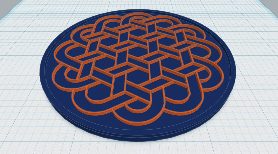 Khay lót ly Mandala Celtic 15 - Image 1