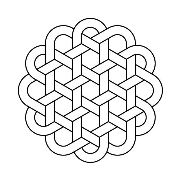 Khay lót ly Mandala Celtic 15 - Image 2
