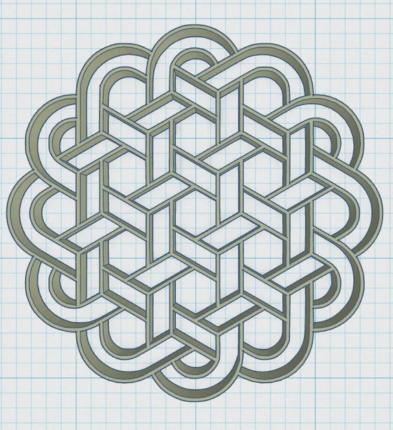 Khay lót ly Mandala Celtic 15 - Image 3