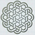 Khay lót ly Mandala Celtic 15 - Thumbnail 3