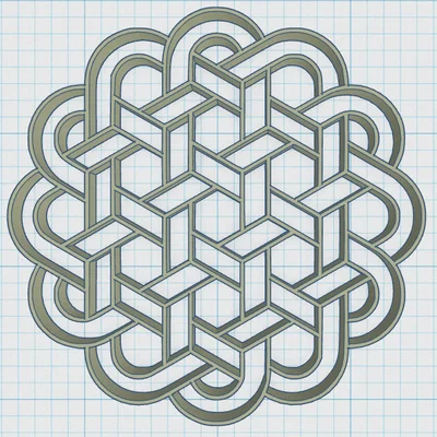 Khay lót ly Mandala Celtic 15