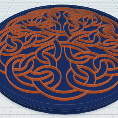 Đế Lót Ly Mandala Celtic 13