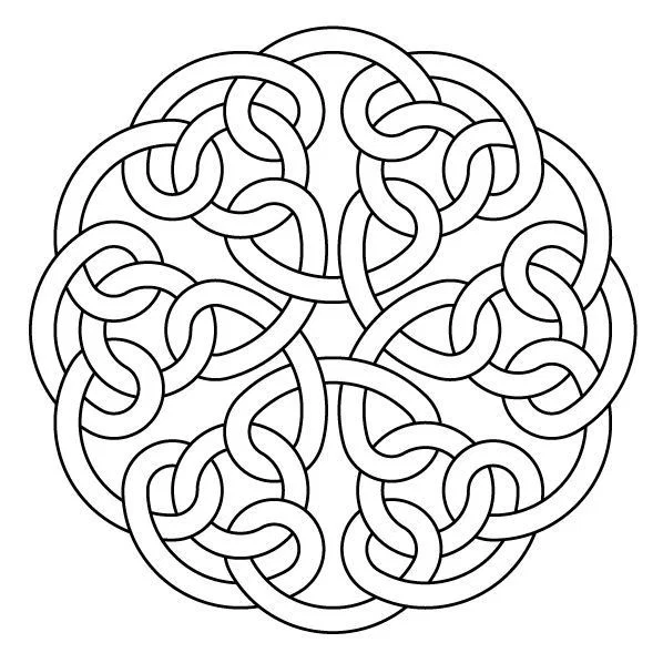Đế Lót Ly Mandala Celtic 13 - Image 2