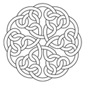 Đế Lót Ly Mandala Celtic 13 - Thumbnail 2