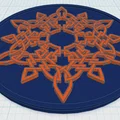 Celtic Mandala Coaster 14 - Thumbnail 1
