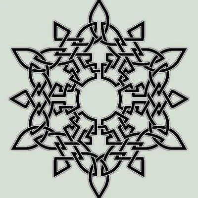 Celtic Mandala Coaster 14