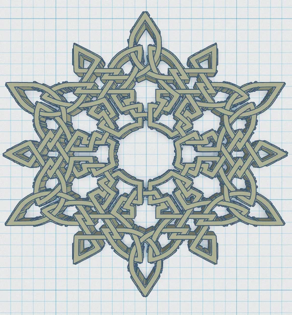 Celtic Mandala Coaster 14 - Image 3