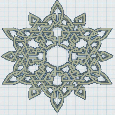 Celtic Mandala Coaster 14
