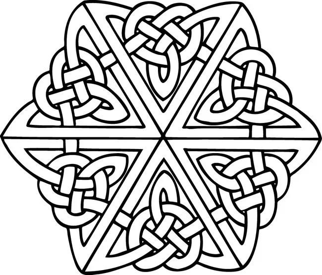 Đế Lót Ly Mandala Celtic 12 - Image 2